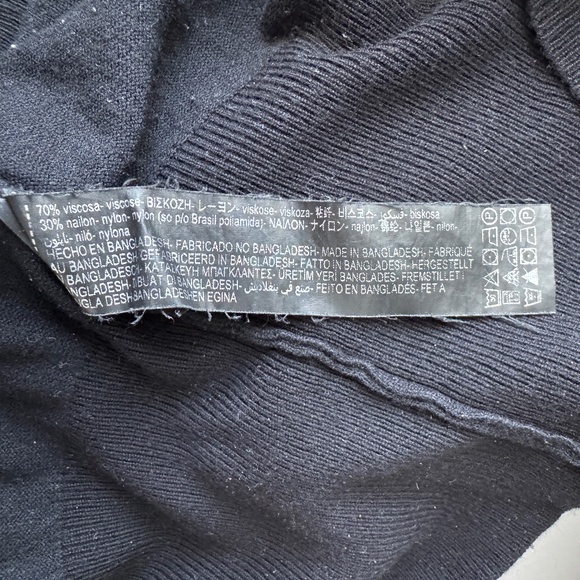 Zara - Black Button Down Knit Cardigan - Picture 6 of 7